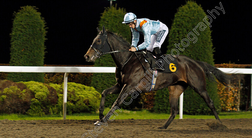 No-Nay-Bella-0002 
 NO NAY BELLA (Harry Bentley) wins The Unibet Casino Deposit £10 Get £40 Bonus Fillies Handicap
Kempton 2 Nov 2020 - Pic Steven Cargill / Racingfotos.com