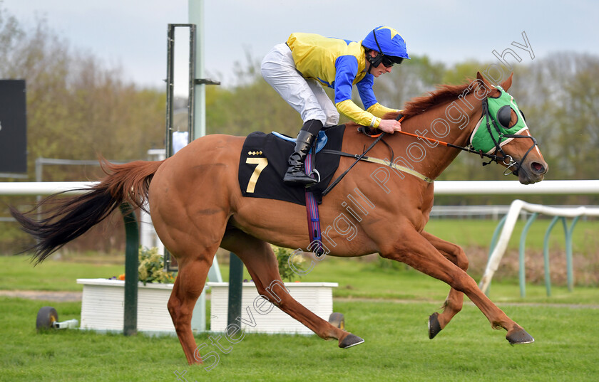 Nine-Elms-0003 
 NINE ELMS (Lewis Edmunds) wins The Castle Rock Betty Holmes Memorial Handicap
Nottingham 22 Apr 2023 - Pic Steven Cargill / Becky Bailey / Racingfotos.com