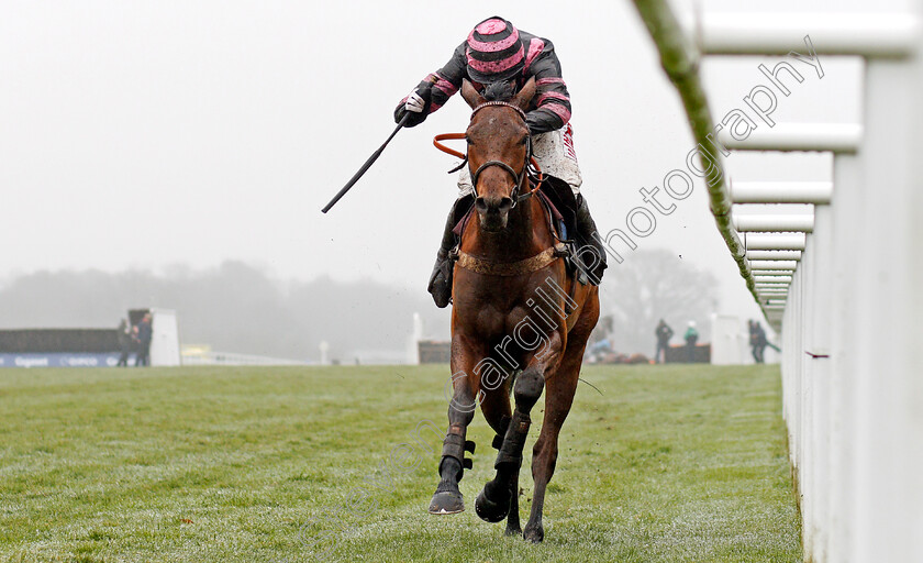 Nayati-0004 
 NAYATI (Wayne Hutchinson) wins The Horse Comes First Juvenile Hurdle Ascot 20 Jan 2018 - Pic Steven Cargill / Racingfotos.com