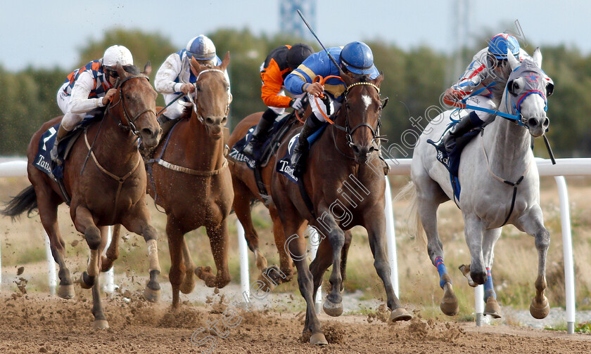 Wonnemond-0001 
 WONNEMOND (Bayarsaikhan Ganbat) beats PLATA O PLOMO (right) in The Tattersalls Nickes Minneslopning
Bro Park, Sweden 23 Sep 2018 - Pic Steven Cargill / Racingfotos.com