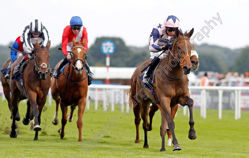 Circe-0003 
 CIRCE (Sean Levey) wins The Coopers Marquees EBF Maiden Fillies Stakes
Doncaster 15 Sep 2023 - Pic Steven Cargill / Racingfotos.com