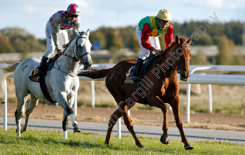 Summershine-0003 
 SUMMERSHINE (Oliver WIlson) wins The Sixt Bro Park Festival Handicap
Bro Park, Sweden 23 Sep 2018 - Pic Steven Cargill / Racingfotos.com