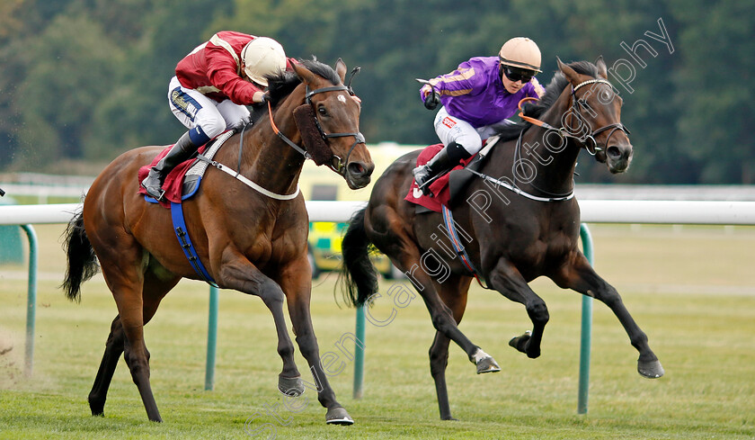 Mille-Miglia-0003 
 MILLE MIGLIA (left, Kevin Stott) beats QOYA (right) in The Arete Fillies Handicap
Haydock 2 Sep 2022 - Pic Steven Cargill / Racingfotos.com