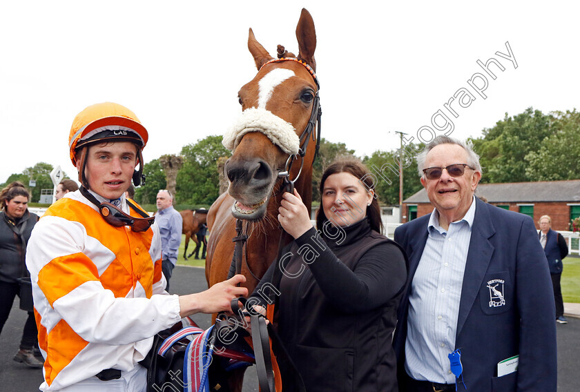 Longuerue-0009 
 LONGUERUE (George Eddery) winner of The Every Race Live On Racing TV Apprentice Handicap
Nottingham 30 May 2023 - Pic Steven Cargill / Racingfotos.com