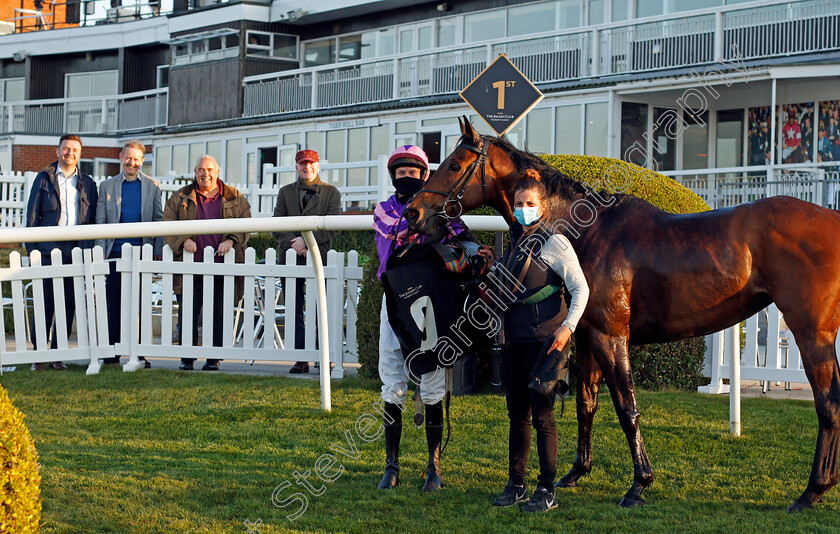 Oksana-0012 
 OKSANA (Jonathan England) after The Mansionbet Best Odds Guaranteed Handicap Hurdle
Market Rasen 19 Apr 2021 - Pic Steven Cargill / Racingfotos.com