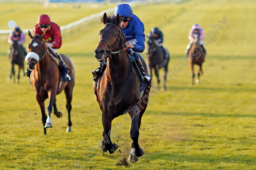 Brundtland-0003 
 BRUNDTLAND (William Buick) wins The Discover Newmarket Maiden Stakes Newmarket 25 Oct 2017 - Pic Steven Cargill / Racingfotos.com