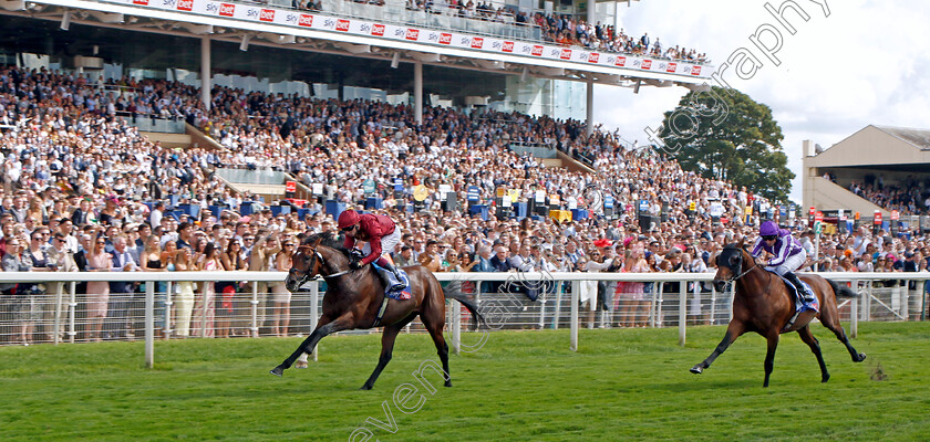 Middle-Earth-0003 
 MIDDLE EARTH (Oisin Murphy) beats DENMARK (right) in The Sky Bet Melrose Stakes
York 26 Aug 2023 - Pic Steven Cargill / Racingfotos.com