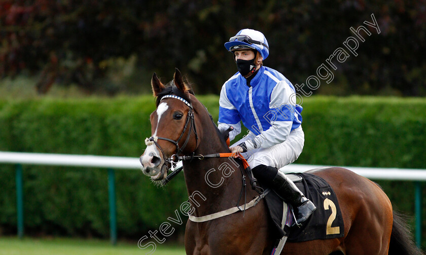 Lordsbridge-Boy-0001 
 LORDSBRIDGE BOY (George Downing)
Nottingham 14 Oct 2020 - Pic Steven Cargill / Racingfotos.com