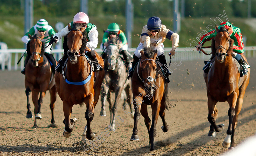 Sir-Oliver-0003 
 SIR OLIVER (left, Silvestre De Sousa) beats MEHMENTO (centre) and KARIBANA (right) in The Ladies Day Handicap
Chelmsford 7 Jun 2022 - Pic Steven Cargill / Racingfotos.com