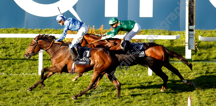 Anmaat-0003 
 ANMAAT (Jim Crowley) wins The Qipco Champion Stakes
Ascot 19 Oct 2024 - Pic Steven Cargill / Racingfotos.com