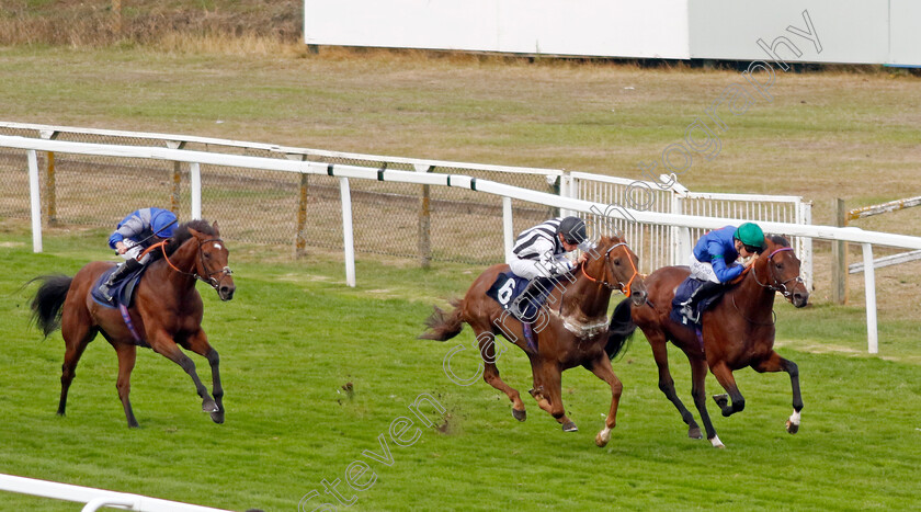 Time-Step-0006 
 TIME STEP (right, Harry Davies) beats MAJESKI MAN (centre) and SOCIETY LION (left) in The Sea Deer Handicap
Yarmouth 14 Sep 2022 - Pic Steven Cargill / Racingfotos.com