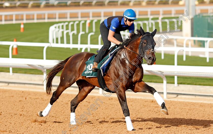 Real-World-0002 
 REAL WORLD training for The Saudi Cup
King Abdulaziz Racetrack, Riyadh, Saudi Arabia 24 Feb 2022 - Pic Steven Cargill / Racingfotos.com