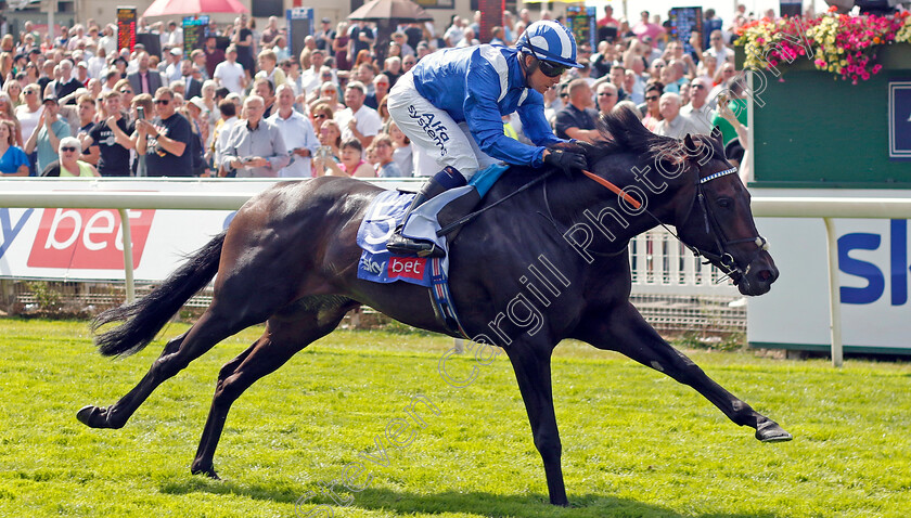 Alflaila-0006 
 ALFLAILA (Jim Crowley) wins The Sky Bet & Symphony Group Strensall Stakes
York 20 Aug 2022 - Pic Steven Cargill / Racingfotos.com