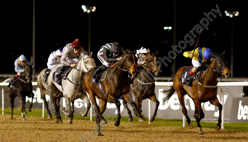 Hermocrates-0004 
 HERMOCRATES (centre, Rossa Ryan) beats NAVADIR (right) in The Ladbrokes Home Of The Odds Boost Handicap 
Wolverhampton 7 Jan 2019 - Pic Steven Cargill / Racingfotos.com