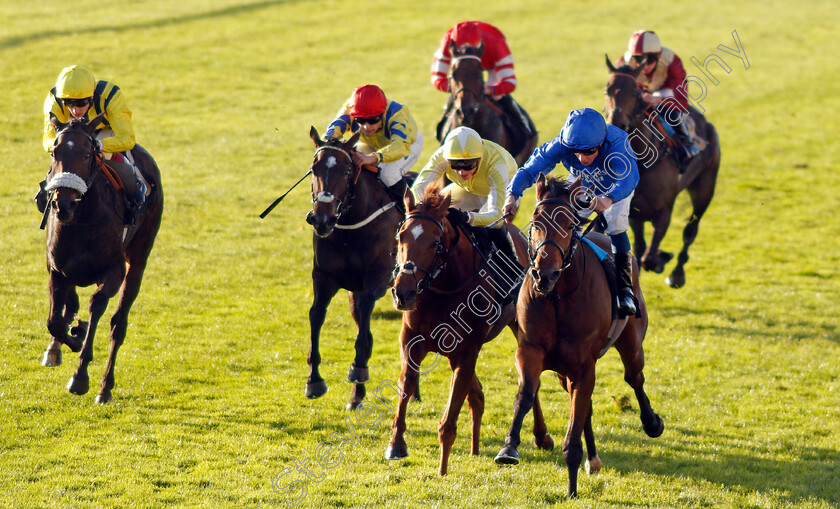 Mountain-Song-0003 
 MOUNTAIN SONG (right, William Buick) beats CHOISYA (centre) in The Every Race Live On Racing TV Fillies Handicap
Newmarket 25 Oct 2023 - Pic Steven Cargill / Racingfotos.com