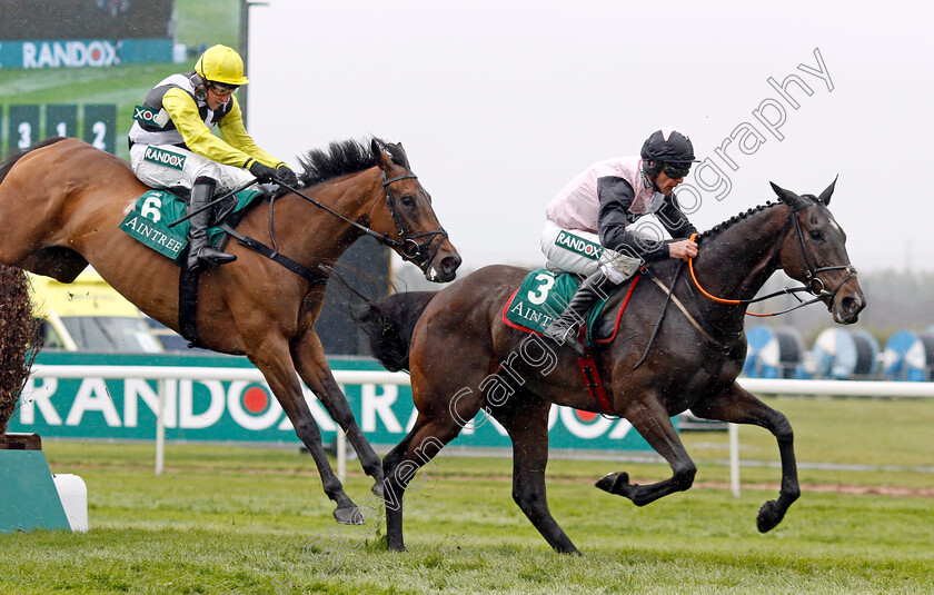 Gerri-Colombe-0004 
 GERRI COLOMBE (Davy Russell) wins The Air Charter Service Mildmay Novices Chase
Aintree 14 Apr 2023 - Pic Steven Cargill / Racingfotos.com