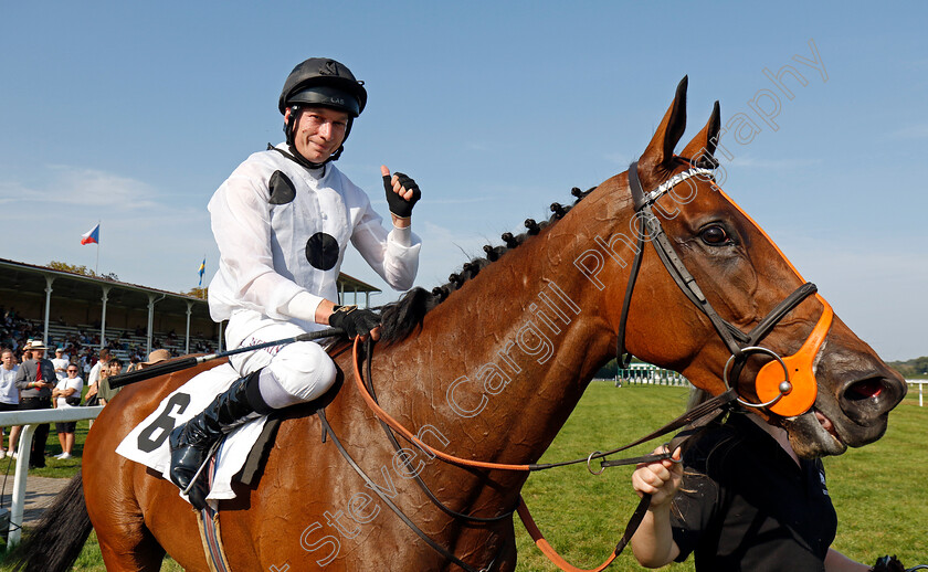 Tiffany-0020 
 TIFFANY (Luke Morris) winner of The T. Von Zastrow Stutenpreis (Group 2)
Baden-Baden 31 Aug 2024 - Pic Steven Cargill / Racingfotos.com