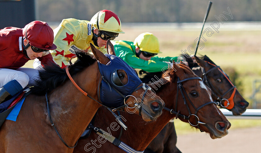 French-Minstrel-0007 
 FRENCH MINSTRE (left, Callum Shepherd) beats LIBBRETTA (centre) in The Betway Casino Handicap
Lingfield 26 Feb 2021 - Pic Steven Cargill / Racingfotos.com