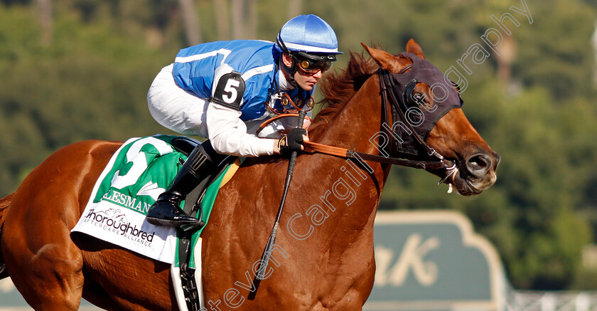 Salesman-0001 
 SALESMAN (Flavien Prat) wins The Thoroughbred Aftercare Alliance Marathon
Santa Anita 4 Nov 2023 - Pic Steven Cargill / Racingfotos.com