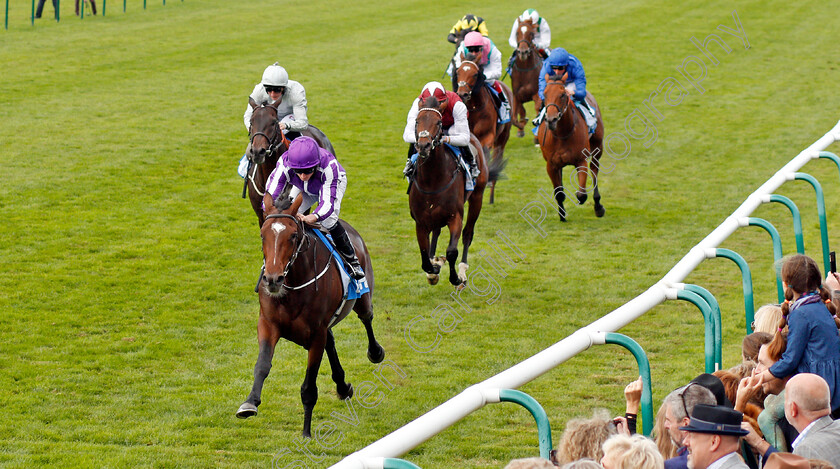 Kew-Gardens-0003 
 KEW GARDENS (Ryan Moore) wins The GHodolphin Flying Start Zetland Stakes Newmarket 14 Oct 2017 - Pic Steven Cargill / Racingfotos.com