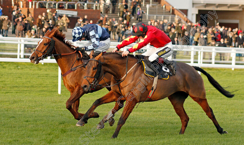 Cogry-0005 
 COGRY (Sam Twiston-Davies) beats ROCK THE KASBAH (farside) in The BetVictor Handicap Chase
Cheltenham 13 Dec 2019 - Pic Steven Cargill / Racingfotos.com