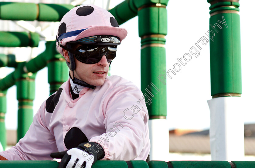 Richard-Kingscote-0001 
 RICHARD KINGSCOTE in the stalls
Lingfield 2 Feb 2019 - Pic Steven Cargill / Racingfotos.com