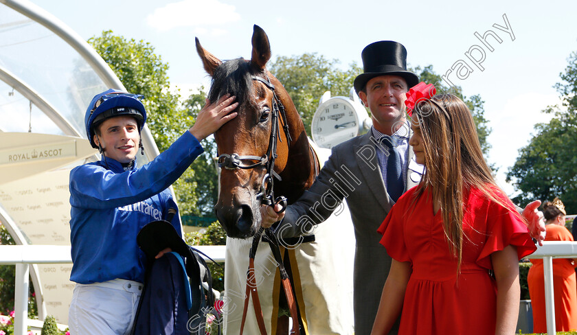 Old-Persian-0007 
 OLD PERSIAN (William Buick) with Charlie Appleby and Sheika Jalila after The King Edward VII Stakes
Royal Ascot 22 Jun 2018 - Pic Steven Cargill / Racingfotos.com