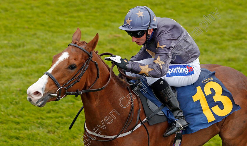 Gabrial-The-Saint-0006 
 GABRIAL THE SAINT (Paul Hanagan) wins The Eversheds Sutherland Handicap Chester 9 May 2018 - Pic Steven Cargill / Racingfotos.com