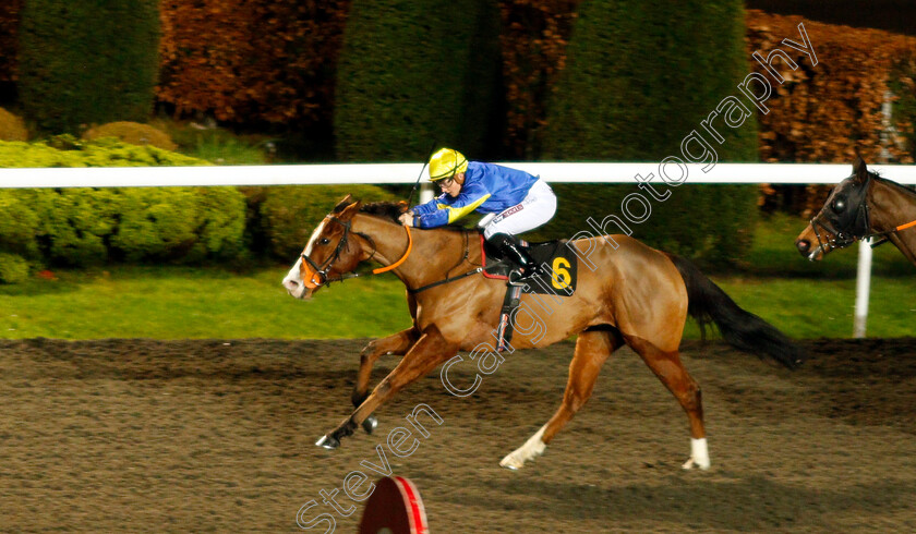 Happy-Escape-0004 
 HAPPY ESCAPE (Hollie Doyle) wins The 32Red Handicap
Kempton 16 Jan 2019 - Pic Steven Cargill / Racingfotos.com