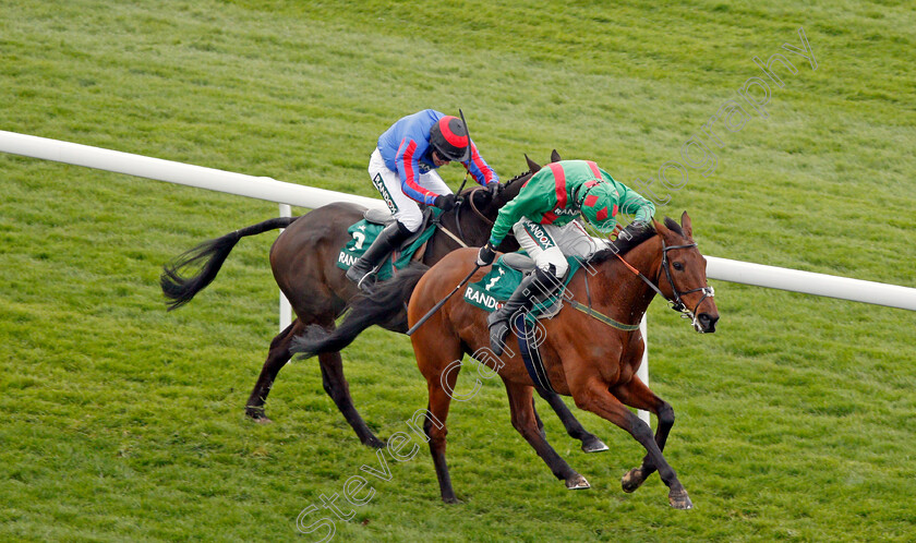 Balnaslow-0008 
 BALNASLOW (Derek O'Connor) wins The Randox Health Foxhunters Chase Aintree 12 Apr 2018 - Pic Steven Cargill / Racingfotos.com