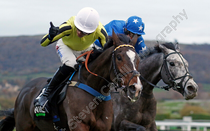 Burdett-Road-0001 
 BURDETT ROAD (Harry Cobden) wins The Unibet Greatwood Handicap Hurdle
Cheltenham 17 Nov 2024 - Pic Steven Cargill / racingfotos.com