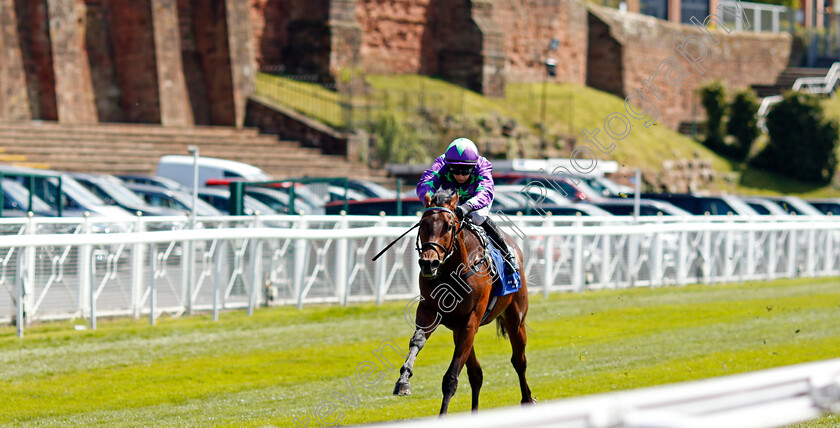 Navello-0002 
 NAVELLO (Nicola Currie) wins The ICM Stellar Sports Lily Agnes Stakes
Chester 5 May 2021 - Pic Steven Cargill / Racingfotos.com