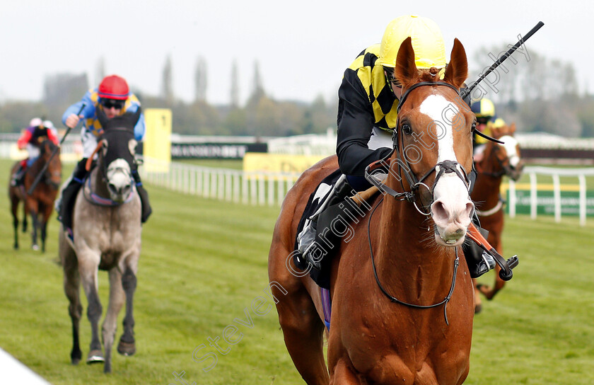 Raise-You-0004 
 RAISE YOU (Oisin Murphy) wins The Dubai Duty Free Tennis Championships Maiden Stakes Div2
Newbury 13 Apr 2019 - Pic Steven Cargill / Racingfotos.com