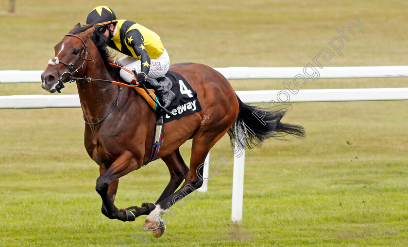 Blue-De-Vega-0004 
 BLUE DE VEGA (Oisin Murphy) wins The Heed Your Hunch At Betway Handicap
Sandown 23 Aug 2020 - Pic Steven Cargill / Racingfotos.com