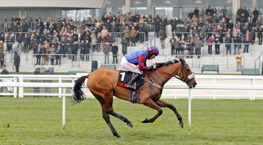 La-Bague-Au-Roi-0004 
 LA BAGUE AU ROI (Noel Fehily) wins The OLBG.com Mares Hurdle Ascot 20 Jan 2018 - Pic Steven Cargill / Racingfotos.com