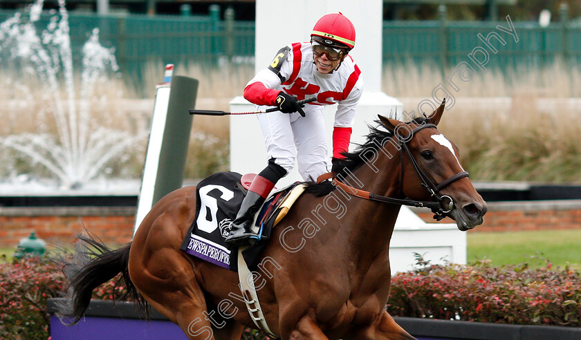 Newspaperofrecord-0004 
 NEWSPAPEROFRECORD (Irad Ortiz) wins The Breeders' Cup Juvenile Fillies Turf
Churchill Downs 2 Nov 2018 - Pic Steven Cargill / Racingfotos.com