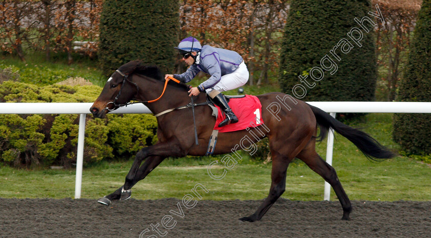 Gregorian-Girl-0004 
 GREGORIAN GIRL (Jack Duern) wins The racingtv.com Handicap Div2
Kempton 3 Apr 2019 - Pic Steven Cargill / Racingfotos.com