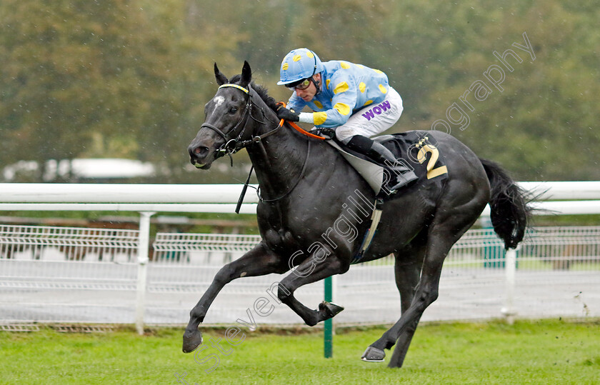 Dashing-Roger-0004 
 DASHING ROGER (Kieran Shoemark) wins The Trustatrader For Tradespeople You Can Trust Handicap
Nottingham 11 Oct 2023 - Pic Steven Cargill / Racingfotos.com