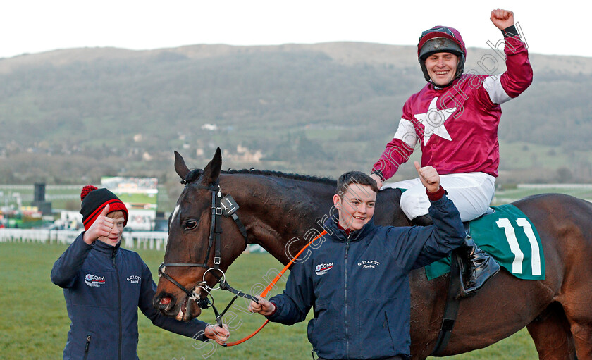 Milan-Native-0006 
 MILAN NATIVE (Robert James) after The Fulke Walwyn Kim Muir Challenge Cup
Cheltenham 12 Mar 2020 - Pic Steven Cargill / Racingfotos.com