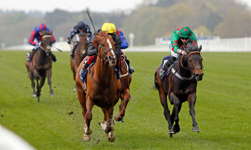 Stradivarius-0008 
 STRADIVARIUS (left, Frankie Dettori) beats OCEAN WIND (right) in The Longines Sagaro Stakes
Ascot 28 Apr 2021 - Pic Steven Cargill / Racingfotos.com