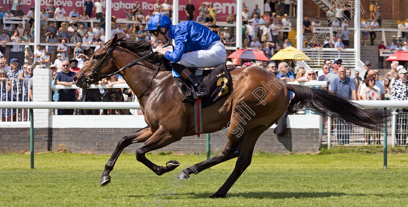 Hallasan-0003 
 HALLASAN (Dougie Costello) wins The Charge Up Your Summer With Rhino.bet EBF Maiden Stakes
Nottingham 19 Jul 2024 - Pic Steven Cargill / Megan Dent / Racingfotos.com