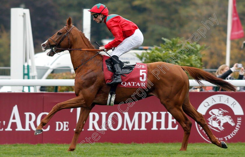 Waldgeist-0001 
 WALDGEIST (P C Boudot)
Longchamp 7 Oct 2018 - Pic Steven Cargill / Racingfotos.com