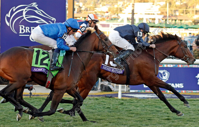 Henri-Matisse-0001 
 HENRI MATISSE (Ryan Moore) wins the Breeders' Cup Juvenile Turf
Del Mar USA 1 Nov 2024 - Pic Steven Cargill / Racingfotos.com