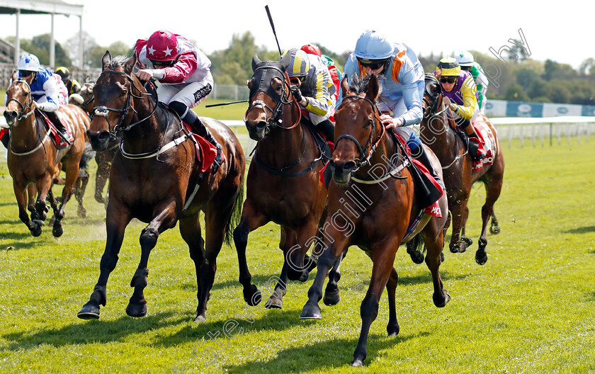 Copper-Knight-0004 
 COPPER KNIGHT (right, James Sullivan) beats MULZIM (left) in The Matchbook Betting Exchange Handicap
York 13 May 2021 - Pic Steven Cargill / Racingfotos.com