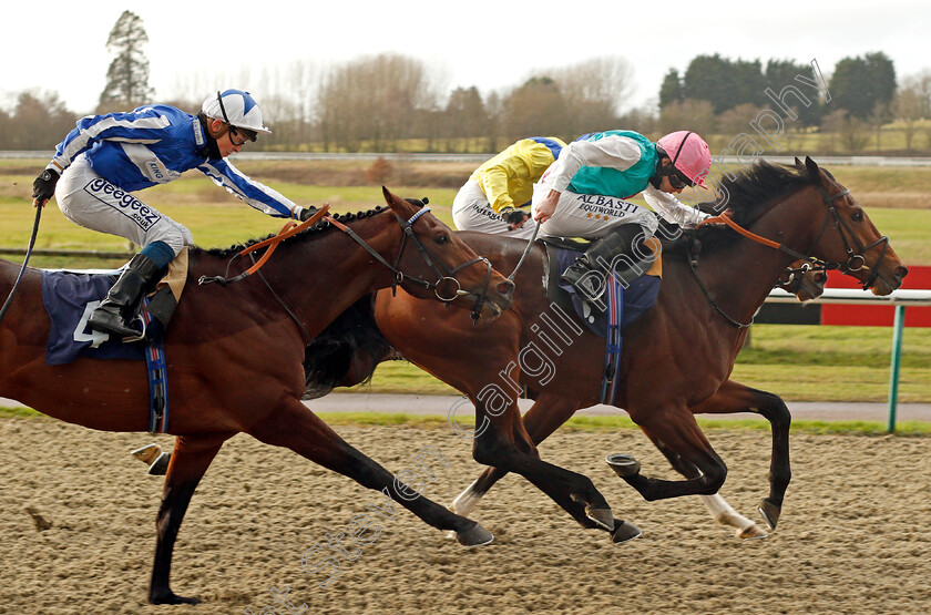 Sangarius-0005 
 SANGARIUS (Ryan Moore) beats BANGKOK (left, David Probert) in The Betway Quebec Stakes
Lingfield 19 Dec 2020 - Pic Steven Cargill / Racingfotos.com