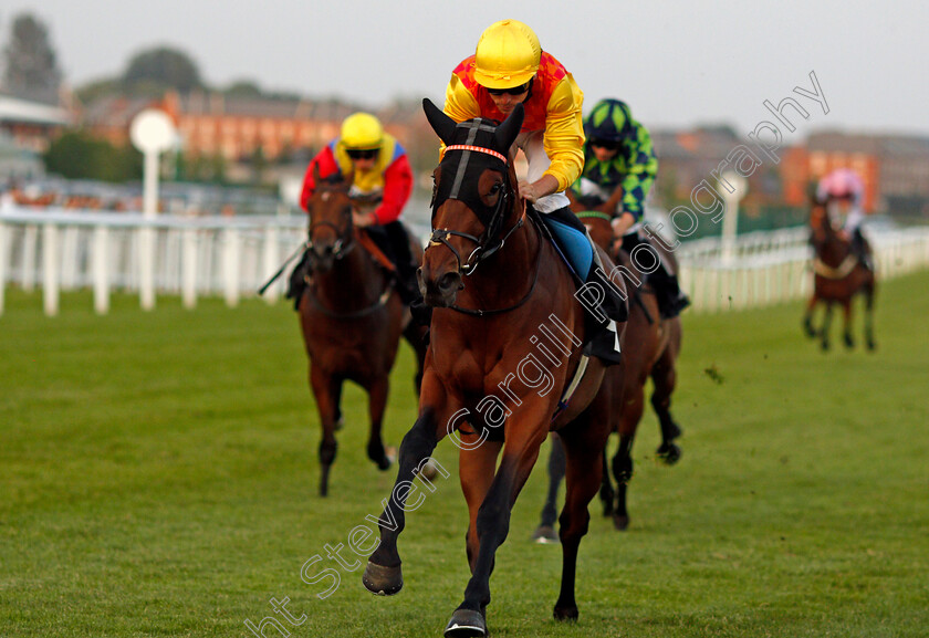 Nellie-Moon-0003 
 NELLIE MOON (Kieran Shoemark) wins The Veolia Fillies Handicap
Newbury 22 Jul 2021 - Pic Steven Cargill / Racingfotos.com