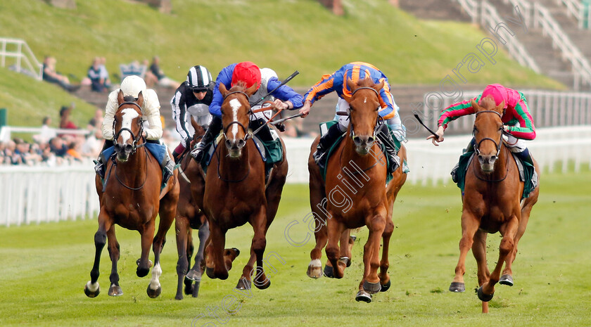 Forest-Fairy-0005 
 FOREST FAIRY (2nd left, Rossa Ryan) beats PORT FAIRY (2nd right) in The Weatherbys ePassport Cheshire Oaks
Chester 8 May 2024 - Pic Steven Cargill / Racingfotos.com