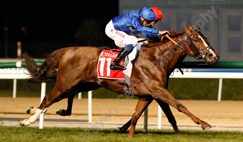 Hawkbill-0002 
 HAWKBILL (William Buick) wins The Dubai City Of Gold Meydan Dubai 10 Mar 2018 - Pic Steven Cargill / Racingfotos.com