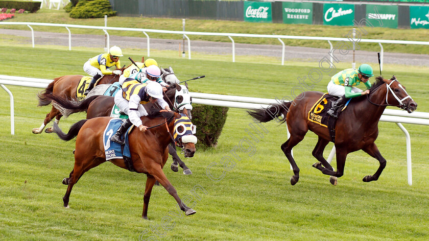 Amade-0003 
 AMADE (centre, Flavien Prat) beats ARKLOW (right) in The Belmont Gold Cup Invitational
Belmont Park USA, 7 Jun 2019 - Pic Steven Cargill / Racingfotos.com