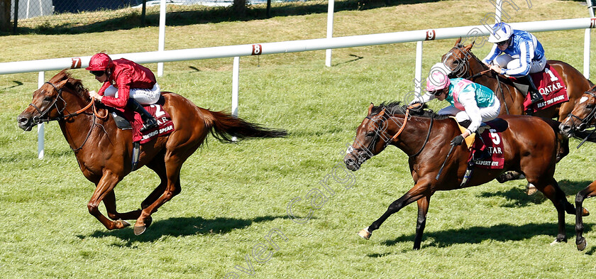 Lightning-Spear-0007 
 LIGHTNING SPEAR (Oisin Murphy) beats EXPERT EYE (right) in The Qatar Sussex Stakes
Goodwood 1 Aug 2018 - Pic Steven Cargill / Racingfotos.com